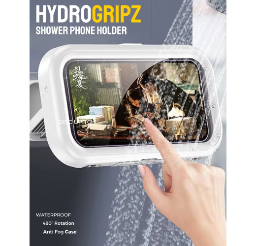 HydroGripz Shower Phone Holder