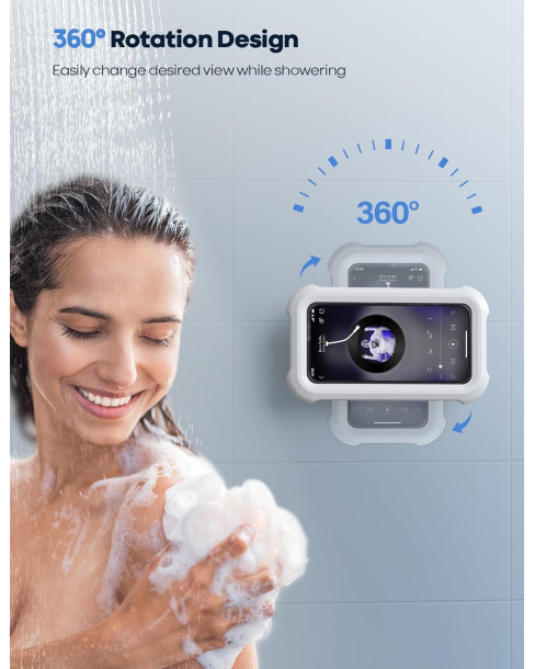 HydroGripz Shower Phone Holder